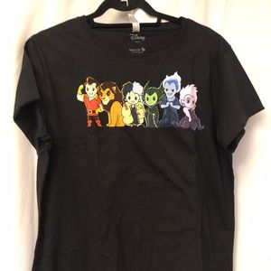 Disney Villains Black Slim fit Tshirt New